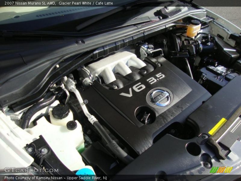 Glacier Pearl White / Cafe Latte 2007 Nissan Murano SL AWD