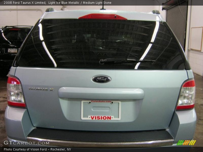 Light Ice Blue Metallic / Medium Light Stone 2008 Ford Taurus X Limited