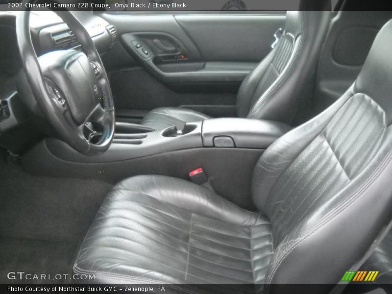  2002 Camaro Z28 Coupe Ebony Black Interior