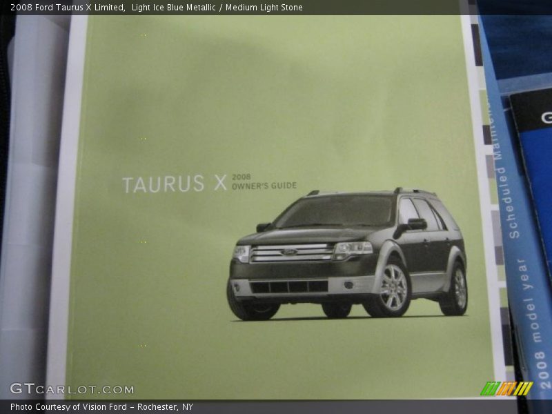 Light Ice Blue Metallic / Medium Light Stone 2008 Ford Taurus X Limited