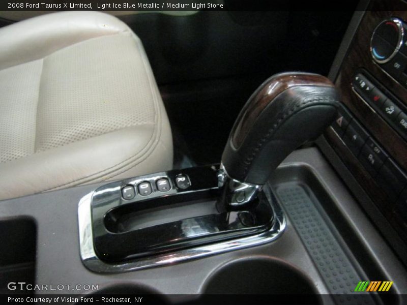 Light Ice Blue Metallic / Medium Light Stone 2008 Ford Taurus X Limited