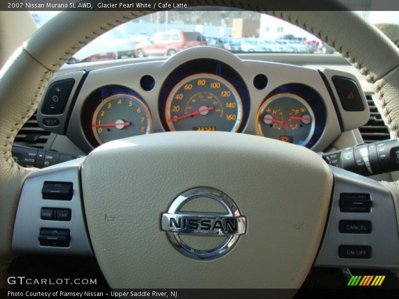 Glacier Pearl White / Cafe Latte 2007 Nissan Murano SL AWD