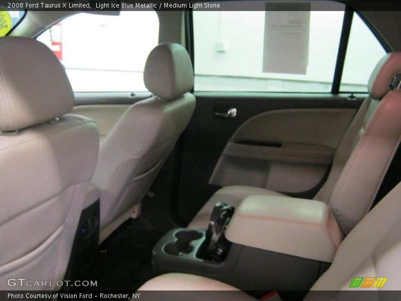 Light Ice Blue Metallic / Medium Light Stone 2008 Ford Taurus X Limited