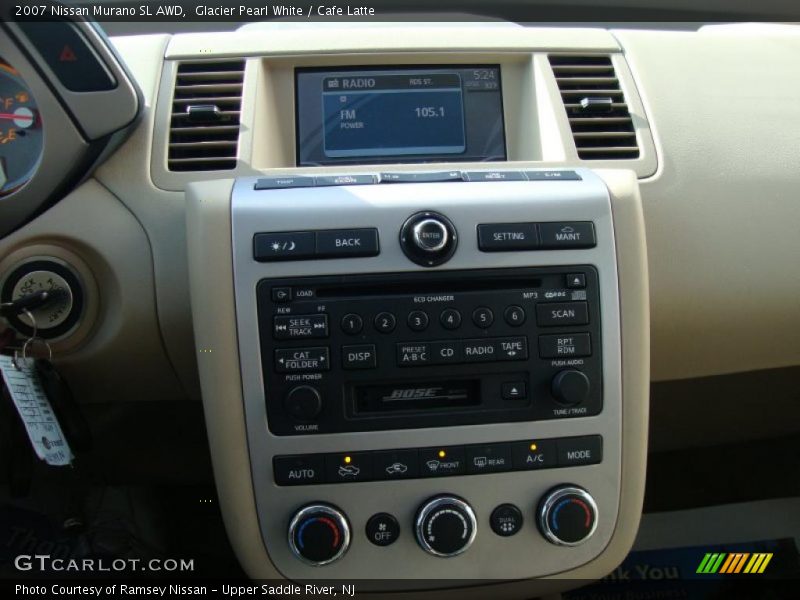 Glacier Pearl White / Cafe Latte 2007 Nissan Murano SL AWD