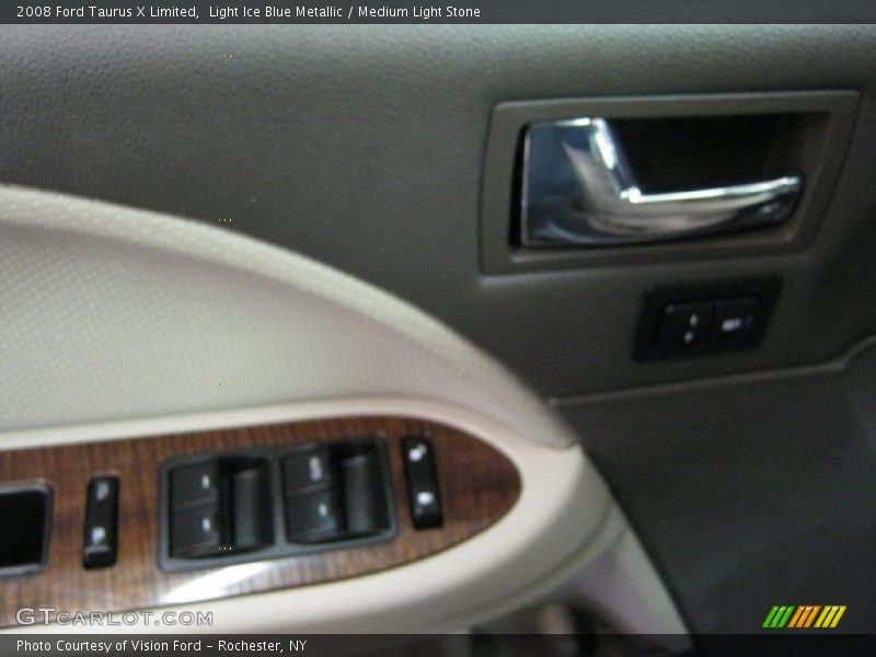 Light Ice Blue Metallic / Medium Light Stone 2008 Ford Taurus X Limited