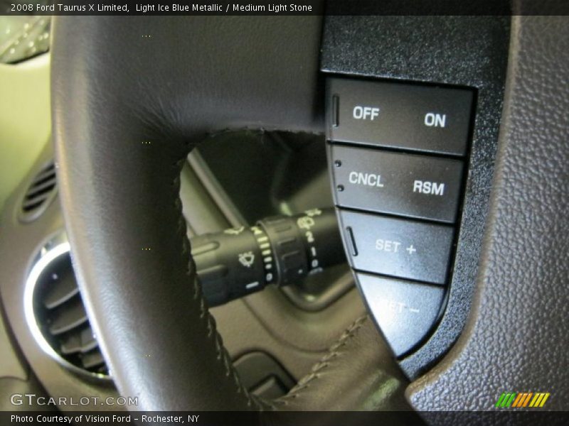 Light Ice Blue Metallic / Medium Light Stone 2008 Ford Taurus X Limited