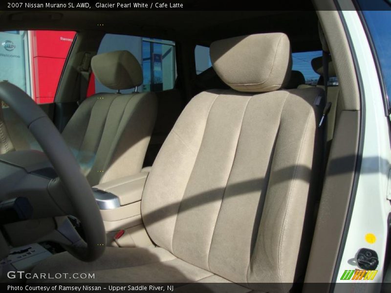 Glacier Pearl White / Cafe Latte 2007 Nissan Murano SL AWD