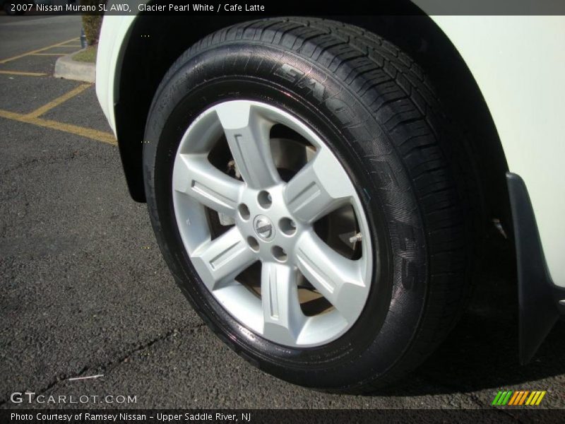 Glacier Pearl White / Cafe Latte 2007 Nissan Murano SL AWD