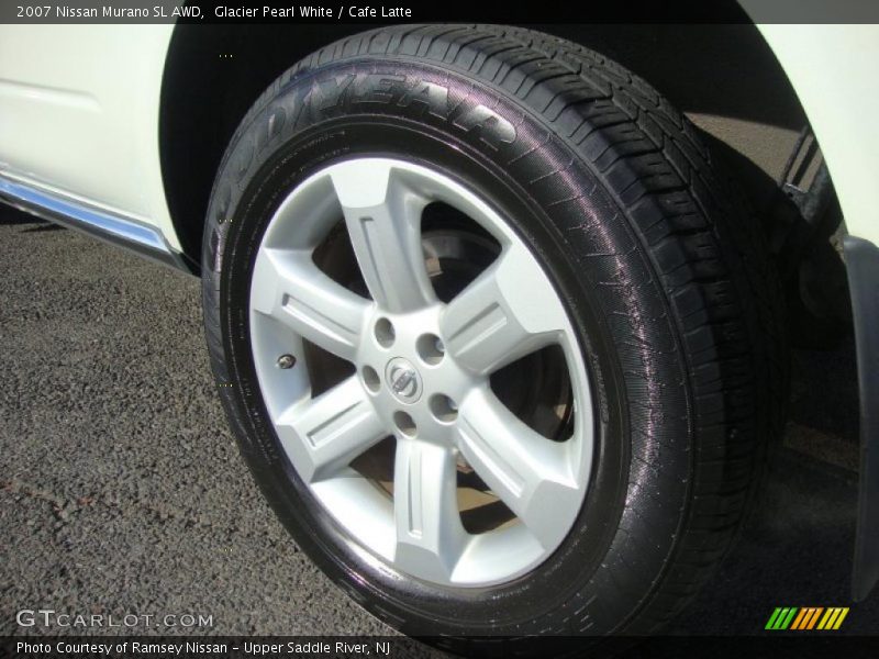 Glacier Pearl White / Cafe Latte 2007 Nissan Murano SL AWD