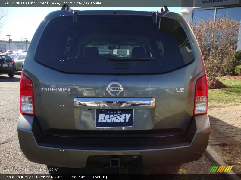 Storm Gray / Graphite 2008 Nissan Pathfinder LE 4x4