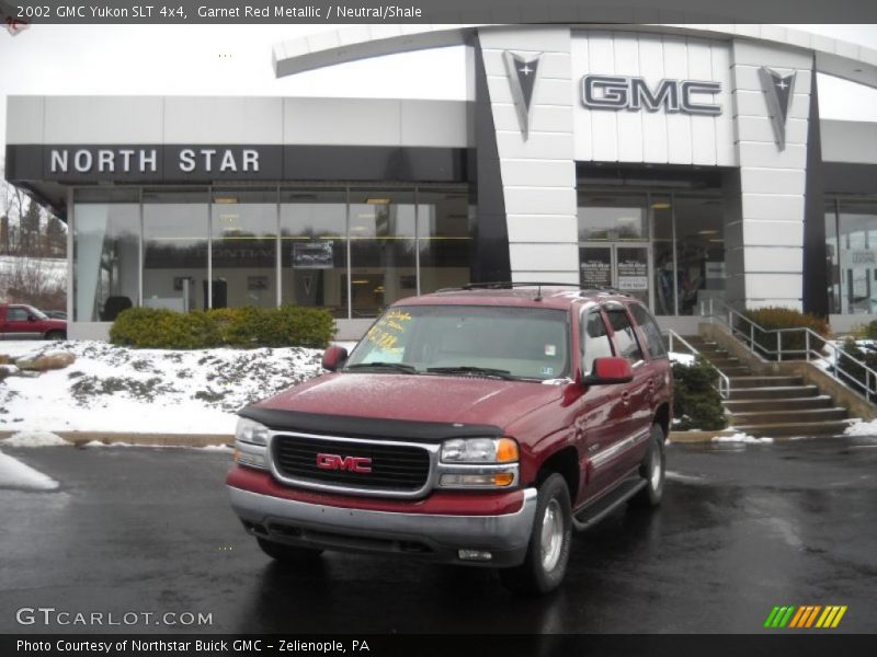 Garnet Red Metallic / Neutral/Shale 2002 GMC Yukon SLT 4x4