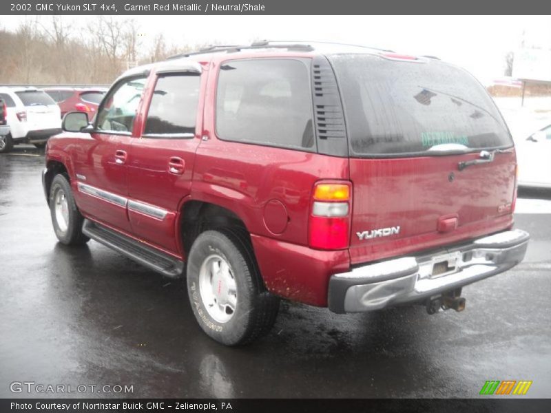 Garnet Red Metallic / Neutral/Shale 2002 GMC Yukon SLT 4x4