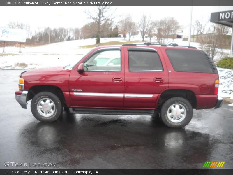Garnet Red Metallic / Neutral/Shale 2002 GMC Yukon SLT 4x4