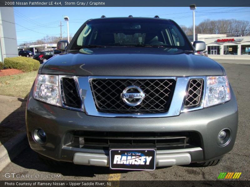 Storm Gray / Graphite 2008 Nissan Pathfinder LE 4x4