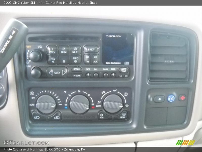 Garnet Red Metallic / Neutral/Shale 2002 GMC Yukon SLT 4x4