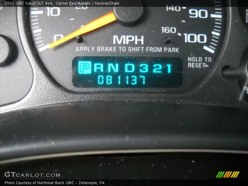 Garnet Red Metallic / Neutral/Shale 2002 GMC Yukon SLT 4x4