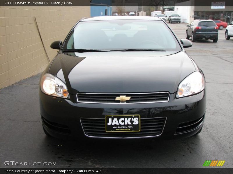 Black / Gray 2010 Chevrolet Impala LS