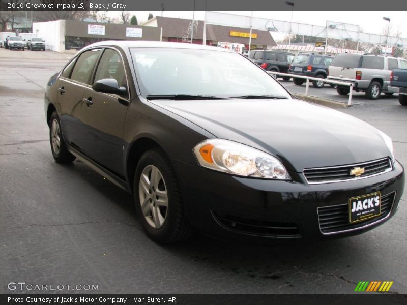 Black / Gray 2010 Chevrolet Impala LS