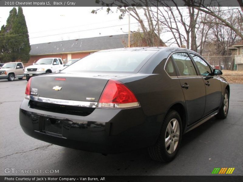 Black / Gray 2010 Chevrolet Impala LS