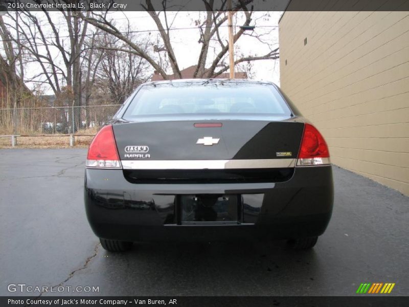 Black / Gray 2010 Chevrolet Impala LS