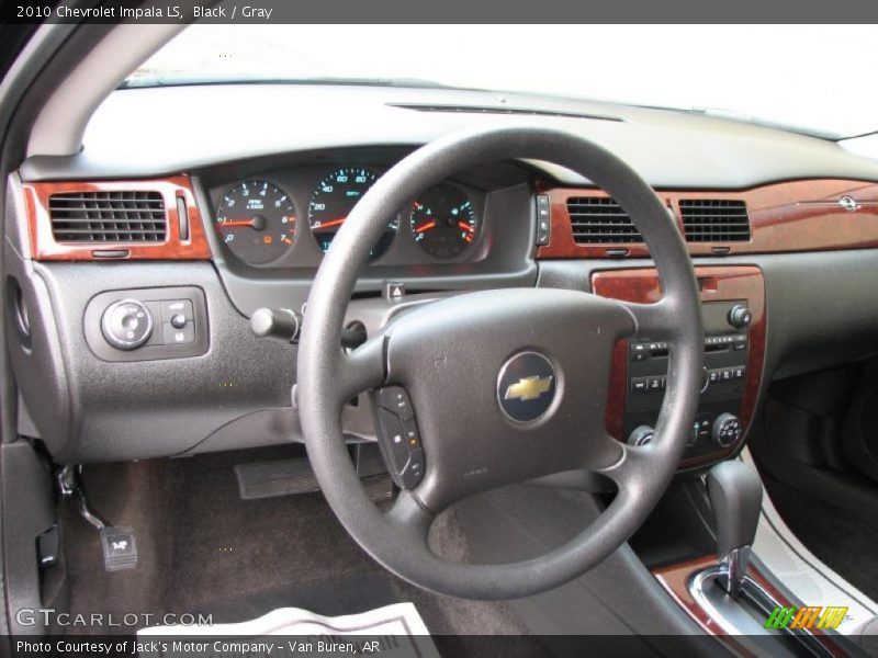 Black / Gray 2010 Chevrolet Impala LS
