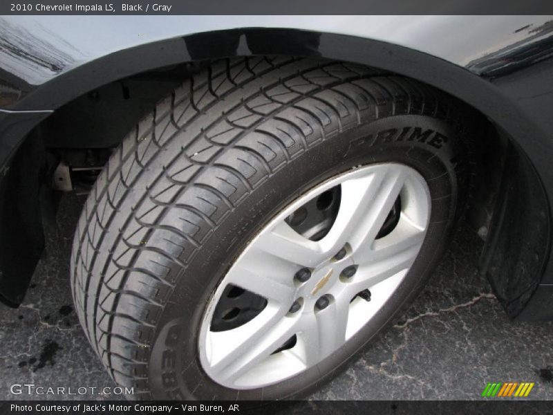 Black / Gray 2010 Chevrolet Impala LS