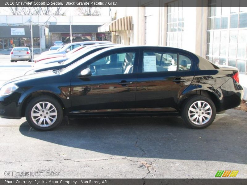 Black Granite Metallic / Gray 2010 Chevrolet Cobalt LS Sedan