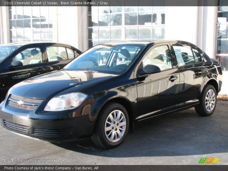 Black Granite Metallic / Gray 2010 Chevrolet Cobalt LS Sedan