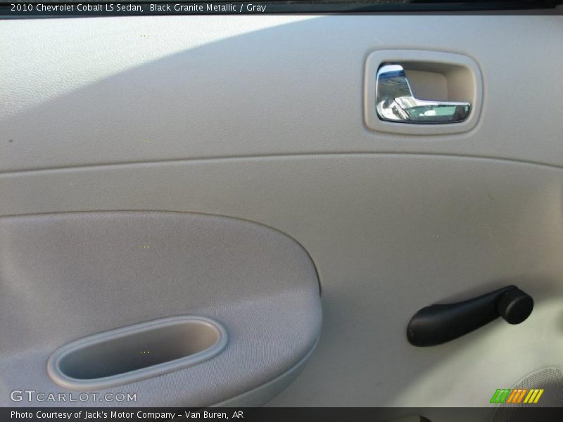 Black Granite Metallic / Gray 2010 Chevrolet Cobalt LS Sedan