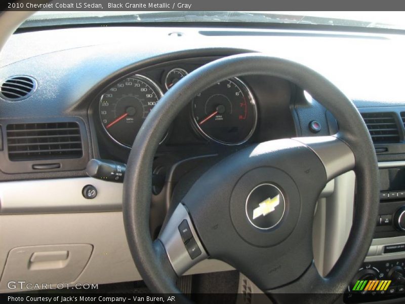 Black Granite Metallic / Gray 2010 Chevrolet Cobalt LS Sedan