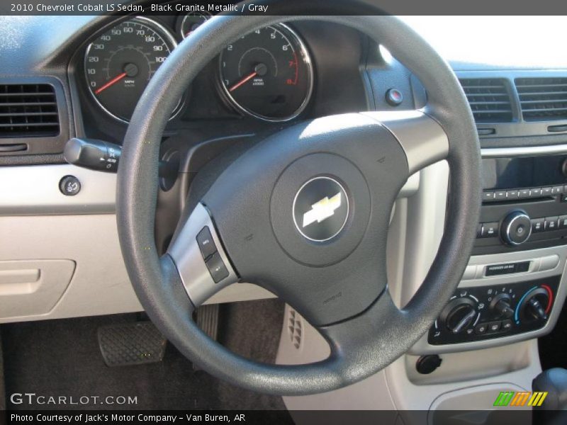 Black Granite Metallic / Gray 2010 Chevrolet Cobalt LS Sedan
