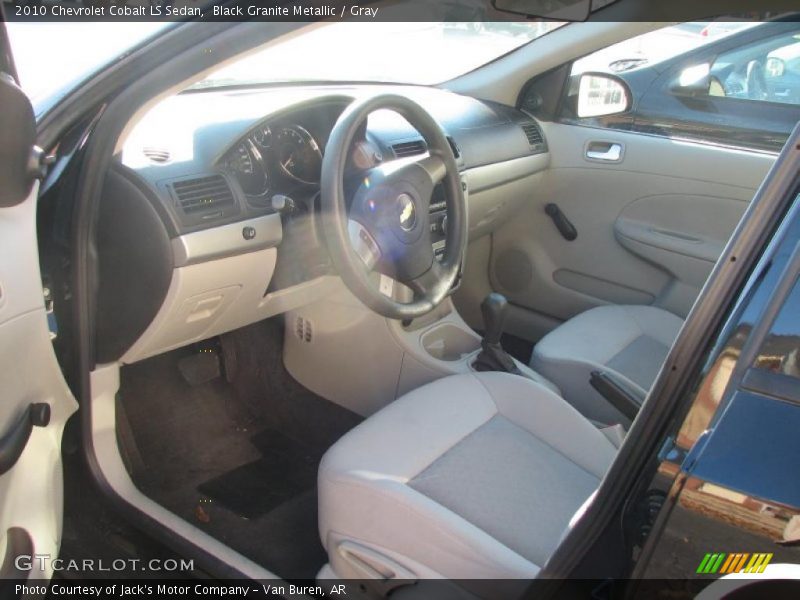 Black Granite Metallic / Gray 2010 Chevrolet Cobalt LS Sedan