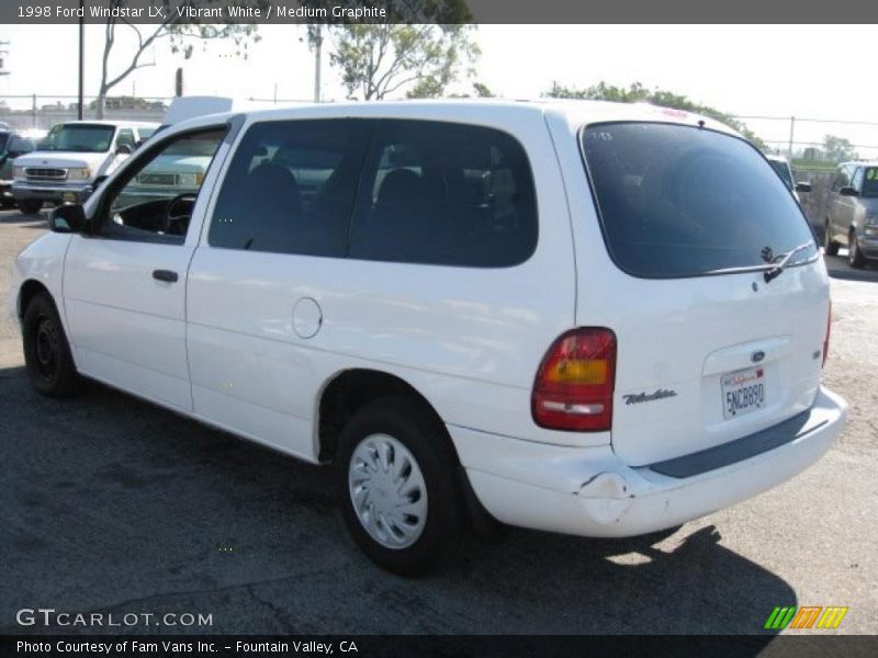 Vibrant White / Medium Graphite 1998 Ford Windstar LX