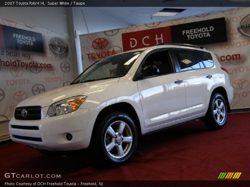 Super White / Taupe 2007 Toyota RAV4 I4