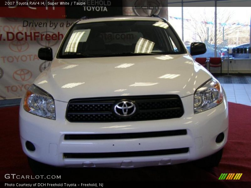 Super White / Taupe 2007 Toyota RAV4 I4