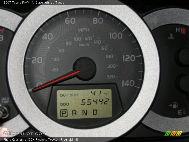 Super White / Taupe 2007 Toyota RAV4 I4