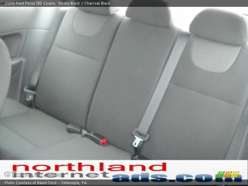 Ebony Black / Charcoal Black 2009 Ford Focus SES Coupe
