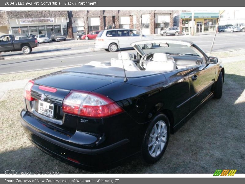 Black / Parchment 2004 Saab 9-3 Arc Convertible