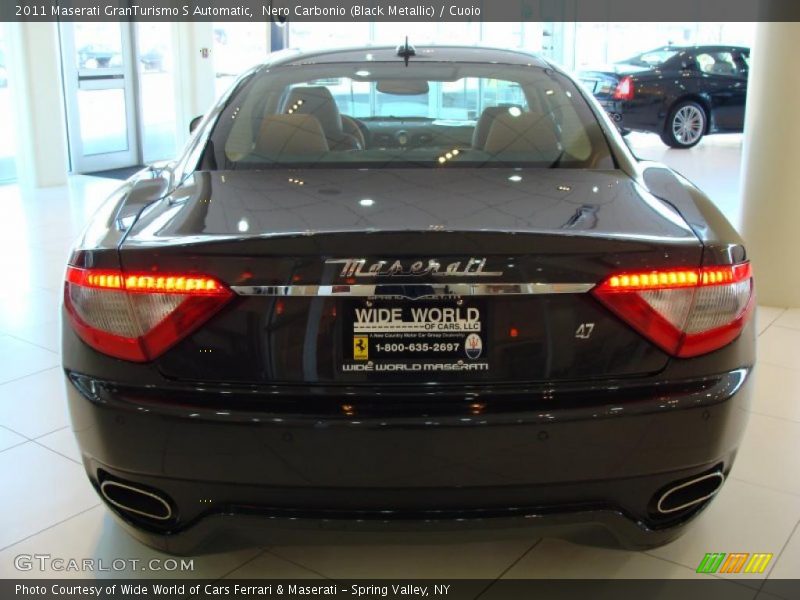 Nero Carbonio (Black Metallic) / Cuoio 2011 Maserati GranTurismo S Automatic