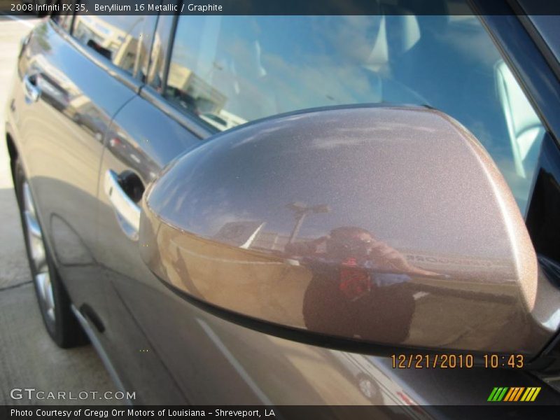Beryllium 16 Metallic / Graphite 2008 Infiniti FX 35