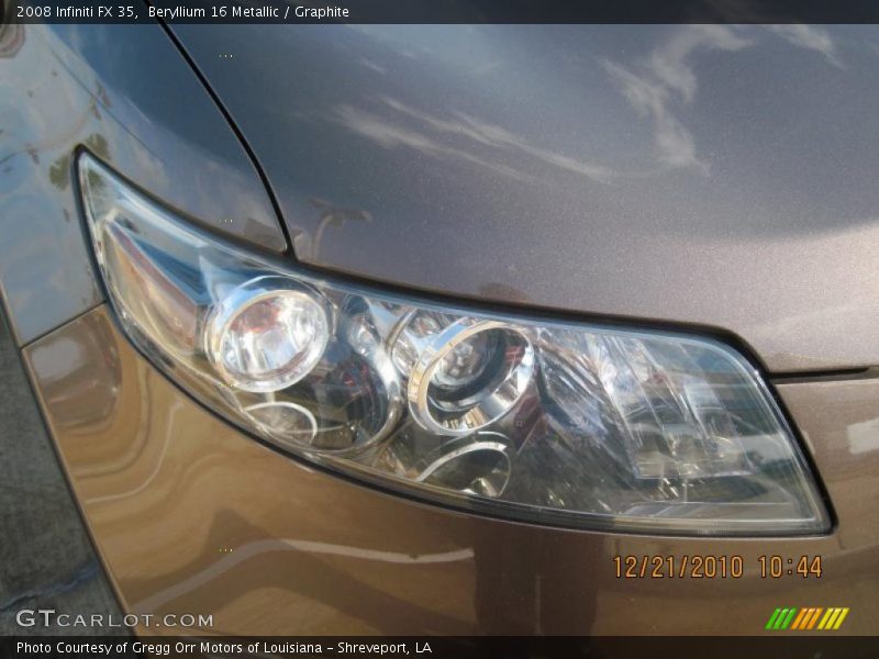 Beryllium 16 Metallic / Graphite 2008 Infiniti FX 35