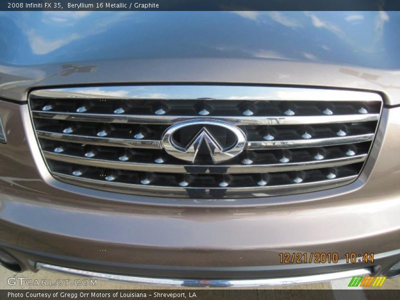 Beryllium 16 Metallic / Graphite 2008 Infiniti FX 35