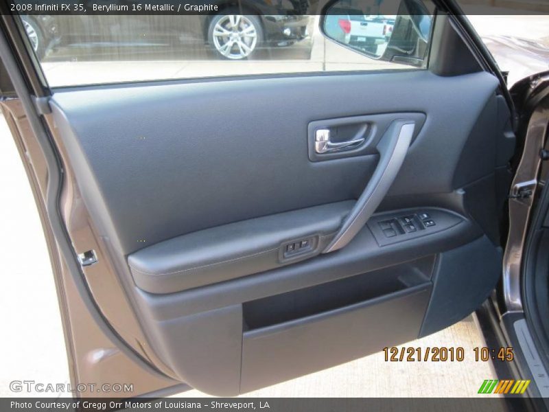 Beryllium 16 Metallic / Graphite 2008 Infiniti FX 35
