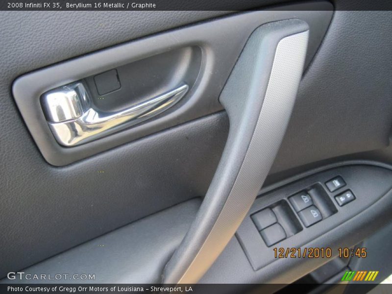 Beryllium 16 Metallic / Graphite 2008 Infiniti FX 35