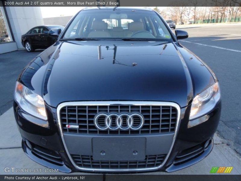 Moro Blue Pearl Effect / Beige 2008 Audi A4 2.0T quattro Avant
