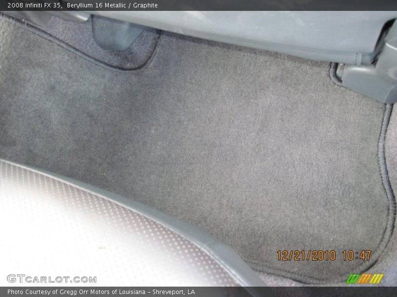 Beryllium 16 Metallic / Graphite 2008 Infiniti FX 35