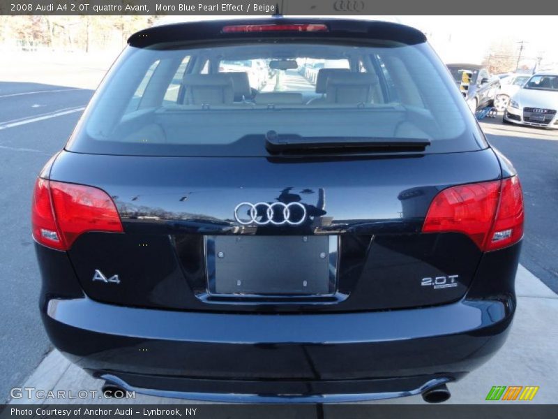 Moro Blue Pearl Effect / Beige 2008 Audi A4 2.0T quattro Avant