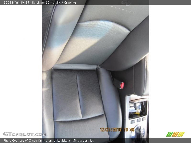 Beryllium 16 Metallic / Graphite 2008 Infiniti FX 35