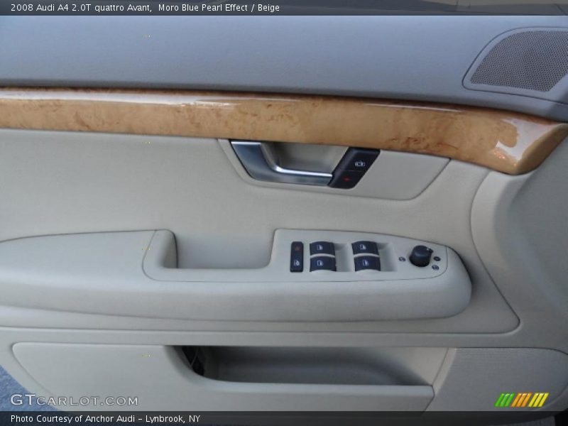 Moro Blue Pearl Effect / Beige 2008 Audi A4 2.0T quattro Avant