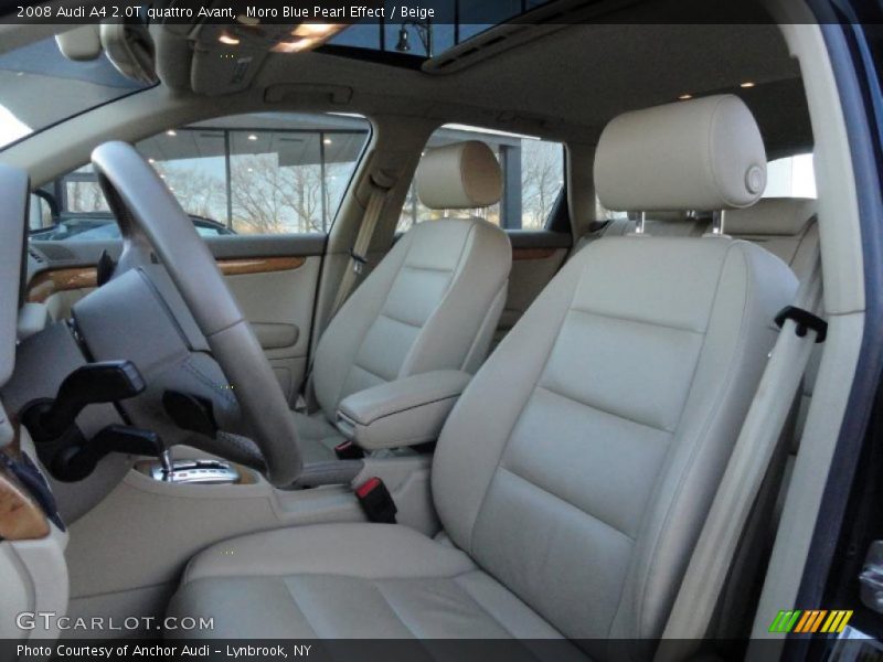  2008 A4 2.0T quattro Avant Beige Interior